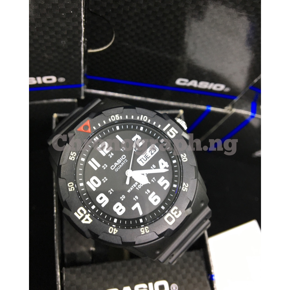 Casio Black Resin Strap Watch