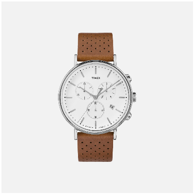 Timex Fairfield White Dial Men's Watch