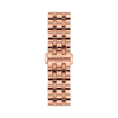 Tissot mens Carson Stainless Steel Dress Watch Rose Gold